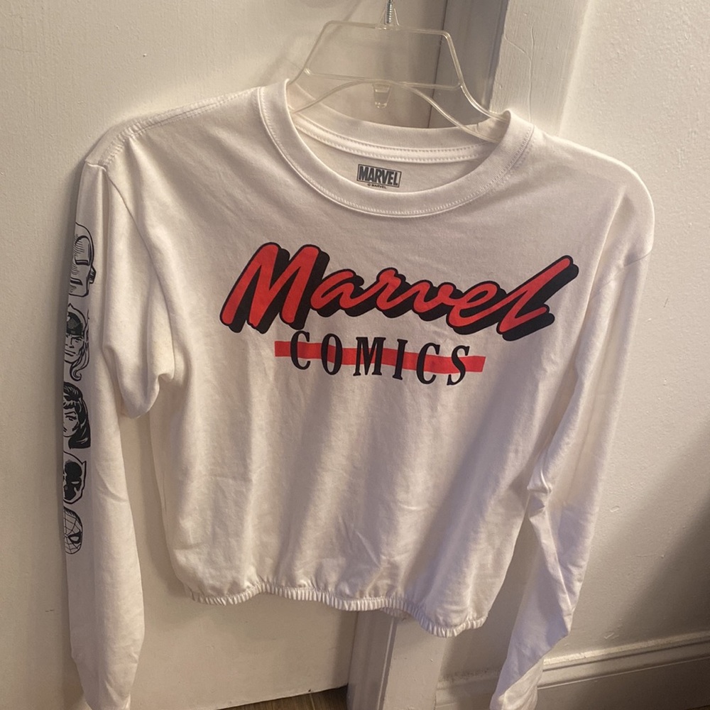 Marvel comics crop top